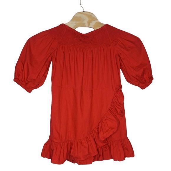 Tularosa Revolve Maida‎ Off the Shoulder Ruffle Sz Medium Mini Red Dress No Belt - Picture 3 of 7